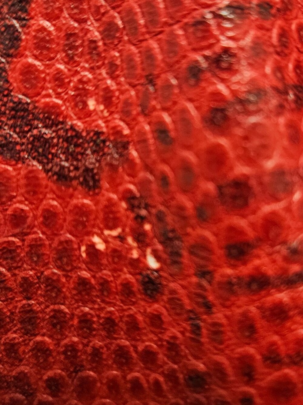 Siena Studio Vintage Red Snakeskin Leather Blazer Jacket Double Breasted 8 - Picture 14 of 16
